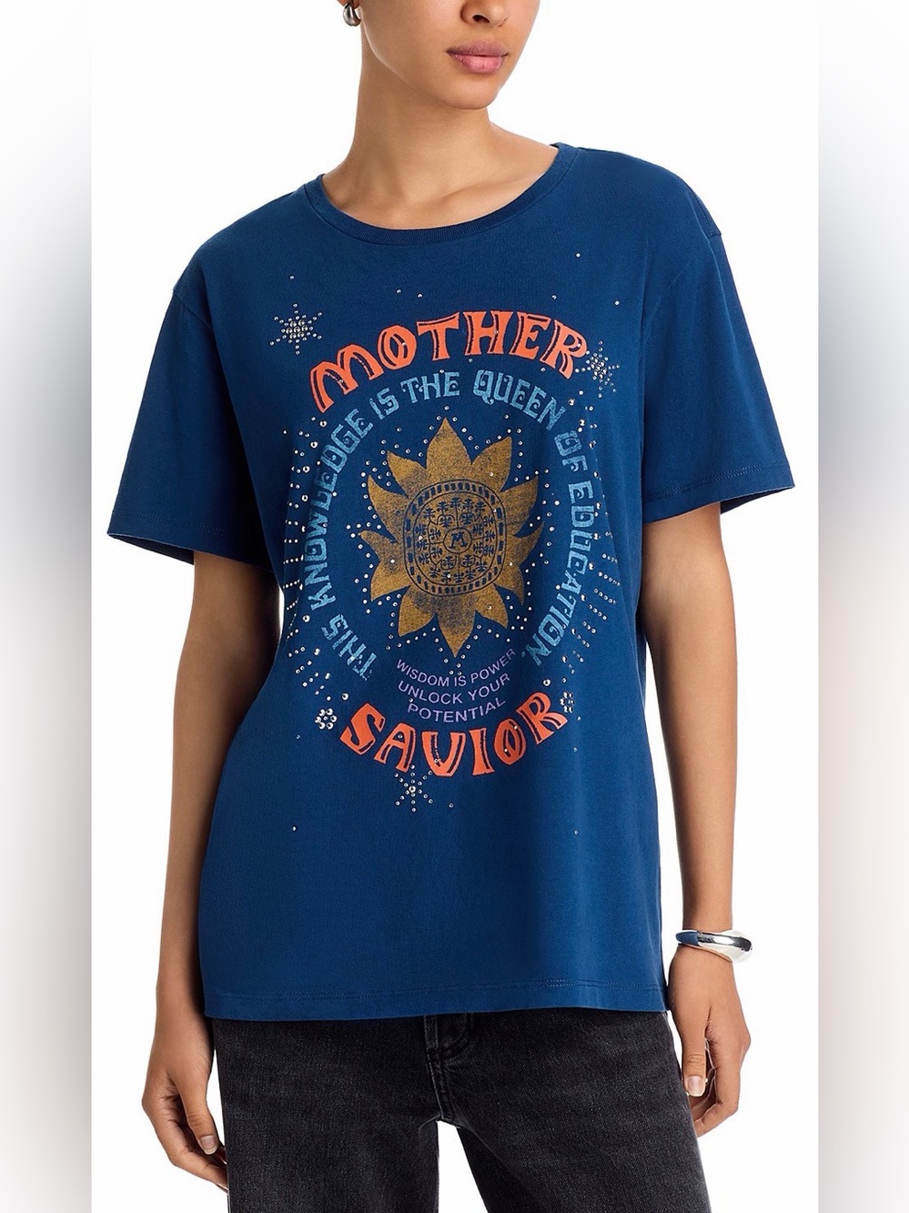 MOTHER The Rowdy Embellished Tee